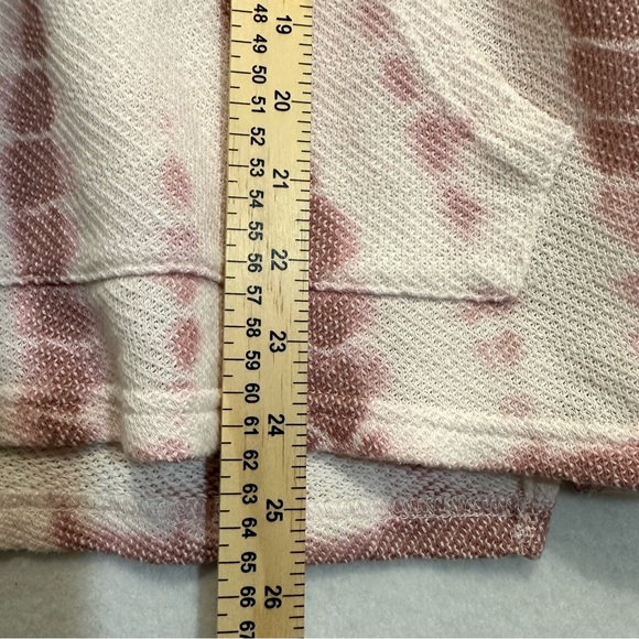 Ocean Drive Hooded Top Long Sleeves Tie Dye Relaxed Fit Coverup Size S - Picture 6 of 7